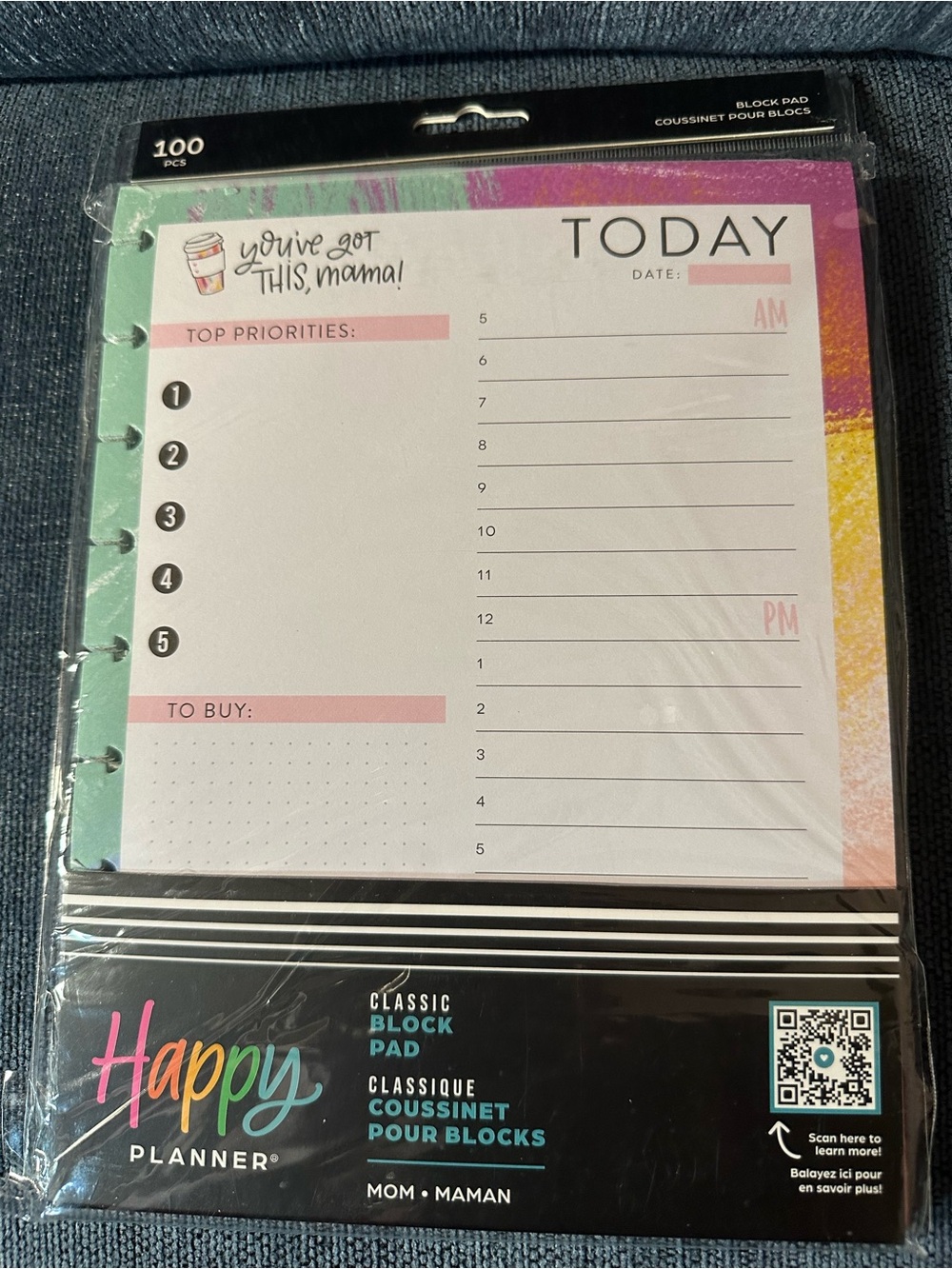 Happy Planner Classic Block Paper Pad
MOM